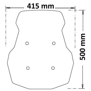 Parabrisas touring Aprilia Tuareg 660 2022 Â· 3