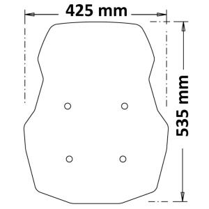 Parabrisas touring alta proteccion para Aprilia Tuareg 660 2022 Â· 3