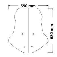 Parabrisas medio Honda ADV350 22- Isotta Â· 3