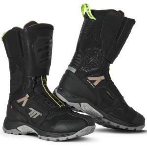 Botas Moto Stelvio alta negro-fluor Seventy
