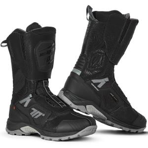 Botas Moto Stelvio alta negro-gris Seventy