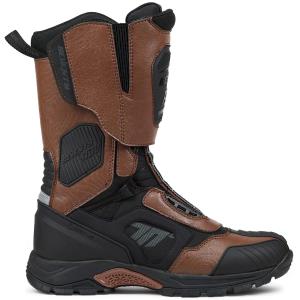 Botas Moto Stelvio alta negro-marron Seventy Â· 2