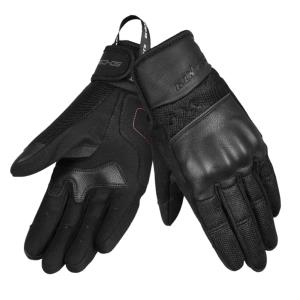 Guantes Icon SD-C38 negro y fucsia