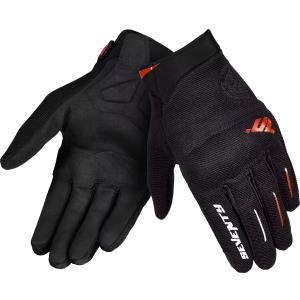 Guante verano SD-C40 Asphalt negro-rojo