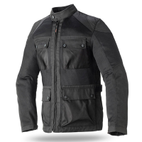 Chaqueta Moto Urban Verano Hombre Negro