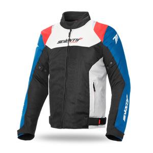 Chaqueta Racing Hombre SD-JR48 negro-azul-rojo