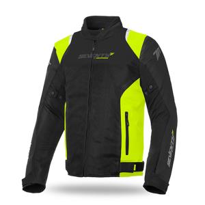 Chaqueta moto verano hombre Rainers modelo JEREZ FLUOR