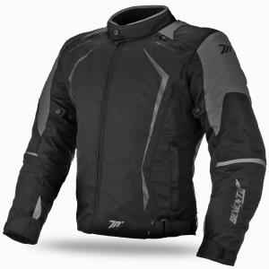 Chaqueta Moto Mujer Racing Negro-Gris