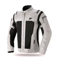 Chaqueta Hombre Verano Touring Blanco-Negro