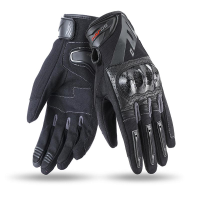 Guantes de Moto linea Naked para Hombre Negros-Gris Seventy