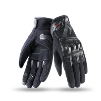 Guantes Moto Naked Hombre para Invierno Negro-Gris Seventy