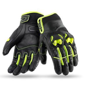 Guantes Moto Hombre Invierno SD-N47 negro-amarillo