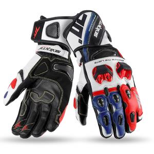 Guantes moto verano R12 azul-rojo