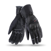 Guantes Moto modelo Touring Negros de Invierno en piel Seventy
