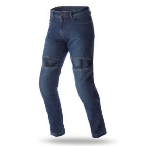 Pantalon vaquero moto slim SD-PJ6 azul oscuro
