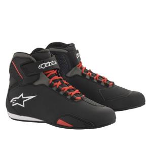 Zapatillas moto SEKTOR rojo-negro-gris Alpinestars