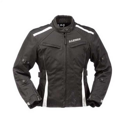 Chaqueta moto invierno Rainers para mujer modelo Selena Negro-Blanco