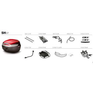 SHAD recambios y despiece maleta top case SH37 Â· 2