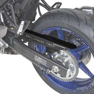 cubre cadena en aluminio negro barracuda suzuki sv650 16-18