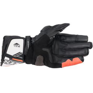 Guantes Alpinestars SP-8 V3 negro-blanco-rojo fluor Â· 2
