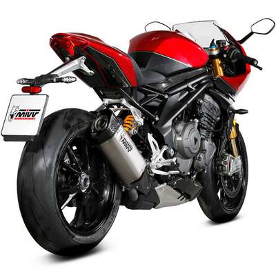 escape mivv sr-1 titanio triumph speed triple 1200 rr - rs 21-