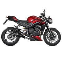 Escape Mivv XM5 negro Triumph STREET TRIPLE 765 R / RS 2023-2024 Â· 2