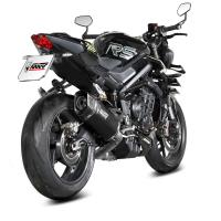 Escape mivv sr-1 titanio negro Triumph Street Triple 765 R 25+ Â· 2