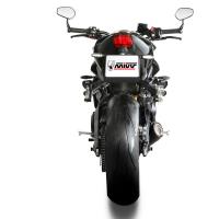 Escape Mivv X-M5 negro Triumph Street Triple 765 R 25+ Â· 3