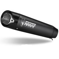 Escape Mivv X-M5 negro Triumph Street Triple 765 R 25+ Â· 4