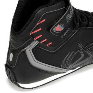 Botas moto corta Rainers T500 Plus rojo Â· 2