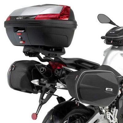 Soporte lateral específico para maletas Givi Easylock para Aprilia Shiver 750-900