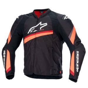 Chaqueta GP Plus R V4 Alpinestars negro-rojo