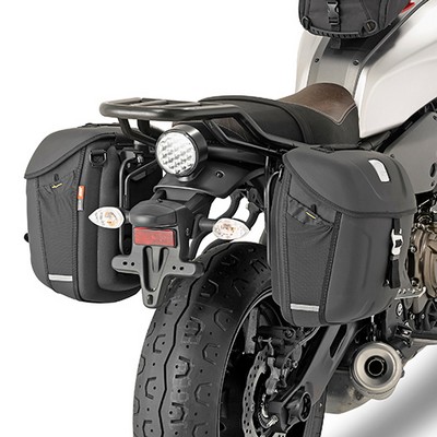 Parabrisas universal para motos naked marca Givi ahumado de 49x50