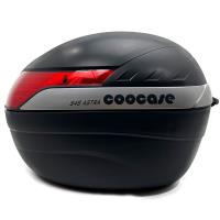 Baul Coocase S48 negro y luz roja versión basic Â· 2