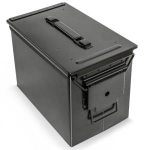 Caja munición negra para maleta de moto