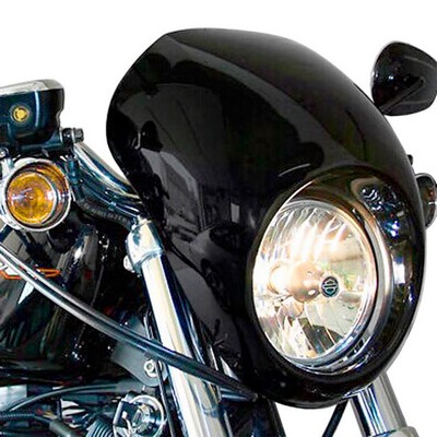 Carenado de cupula cafe-race para Harley Sportster XL y Dyna