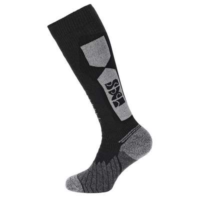 calcetines ixs negro-gris 365 version larga