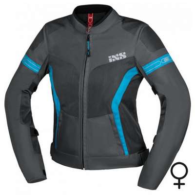 chaqueta mujer ixs sports trigonis-air gris oscuro-gris-turquesa