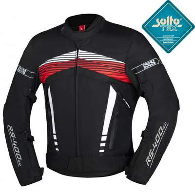 chaqueta ixs sports rs-400-st 3 negro-blanco-rojo 3 TALLA M