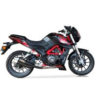 Silencioso IXIL en acero negro BENELLI TNT 250-BN 251 Â· 3