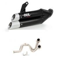 Escape acero negro Ixil L3XB Kawasaki Z650 / RS 23+ Â· 3