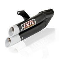 Escape Ixil Kawasaki Z750 07-12 Dual Hyperlow XL Black Â· 2