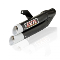 Escape acero negro Ixil L3XB DUAL HYPERLOW XL BLACK KTM Duke-RC 125-390 17-20