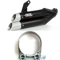Escape acero negro Ixil L3XB Suzuki SV650 S / X 16+ Â· 3