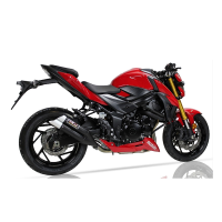 Escape acero negro Suzuki GSXS y GSR750 Â· 2