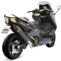 escape completo negro mivv yamaha tmax 500-530 12-16