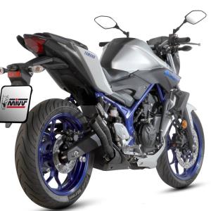 escape mivv double gun yamaha mt-03 2016- negro