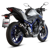 escape mivv sport gp acero negro yamaha mt-03 2016-