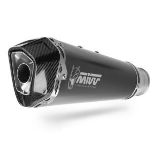 Escape Mivv Yamaha Tracer 9 21-24 Delta Race negro Â· 2