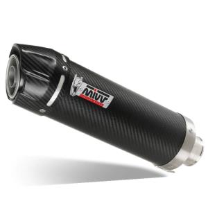 Escape Mivv GP Carbon con tapa en carbono YAMAHA XSR 125 2022+ Â· 2